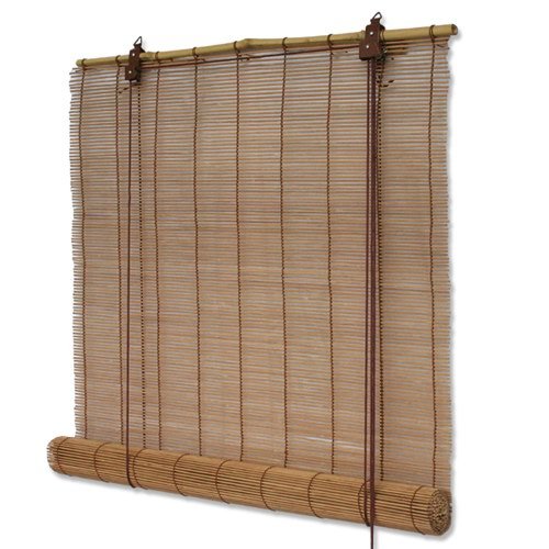Interdeco Bambusrollo mit Seitenzug in Braun, Mariko, 100 x 220 cm von INTERDECO