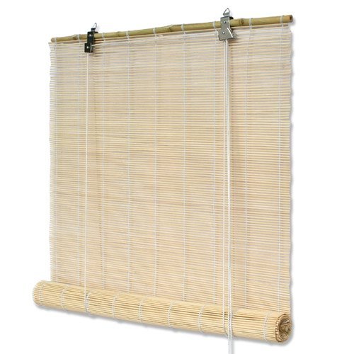 Interdeco Bambusrollos (2 Sets), Natur mit Seitenzug, Mariko, 160 x 160 cm von INTERDECO