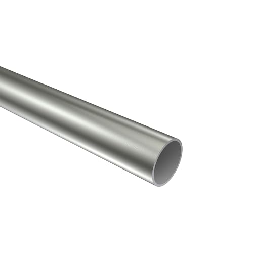 Interdeco Rohr Edelstahl-Optik 20 mm Ø aus Metall für Gardinenstangen, 120 cm Interdeco Rohr Edelstahl-Optik 20 mm Ø aus Metall für Gardinenstangen, 120 cm von INTERDECO
