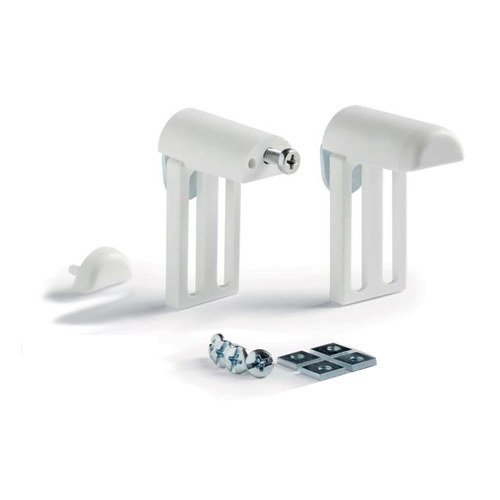 Interdeco Universaler Klemmträger für Rollos, Jalousien und Plissee in Weiss - 2 Stück von INTERDECO