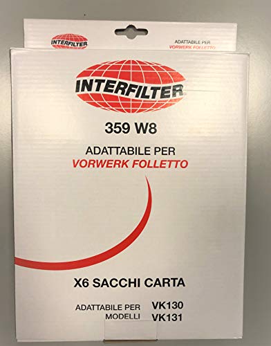 Interfilter Staubsaugerbeutel VK130-1 von AOSGYA
