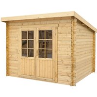 Gartenhaus Blockbohlenhaus Heywood 3x3m - Intergard von INTERGARD