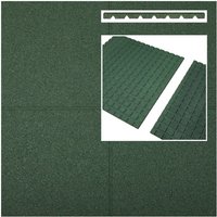 Intergard - Fallschutzmatten grün 500x500x25mm (m2) von INTERGARD