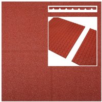 Intergard - Fallschutzmatten rot 1000x1000x25mm (m2) von INTERGARD