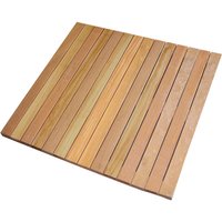 Intergard - Terrassenfliesen Holzfliesen Bangkirai 100x100cm (glatt) von INTERGARD