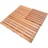 Intergard Terrassenfliesen Holzfliesen Bangkirai 100x100cm von INTERGARD