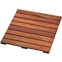 Intergard Terrassenfliesen Holzfliesen Hartholz 50x50cm (glatt) von INTERGARD