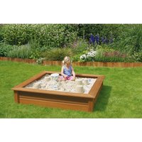 Sandkasten holz Bangkirai hartholz 120x120cm - Intergard von INTERGARD