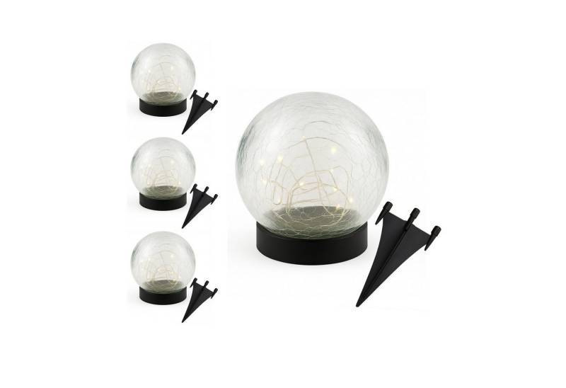 INTERGARDEN LED Solarleuchte 3er Set Solarlampe Glaskugel mit Erdspieß – warmweiß & wetterfest INTERGARDEN LED Solarleuchte 3er Set Solarlampe Glaskugel mit Erdspieß – warmweiß & wetterfest von INTERGARDEN