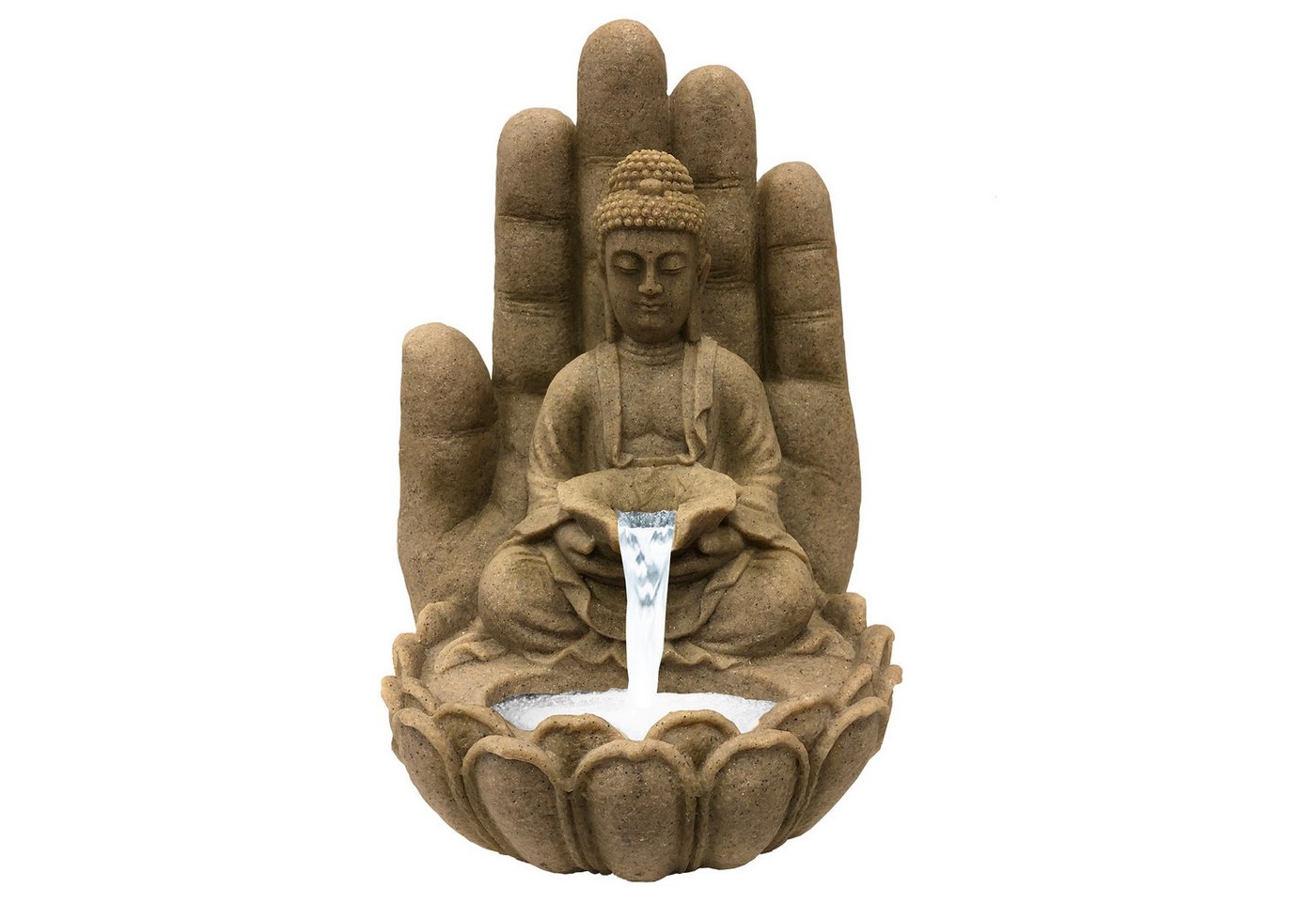 INTERGARDEN Wasserspiel Zimmerbrunnen mittelgroß - Buddha 55cm mit Beleuchtung, 35.5 cm Breite INTERGARDEN Wasserspiel Zimmerbrunnen mittelgroß - Buddha 55cm mit Beleuchtung, 35.5 cm Breite von INTERGARDEN