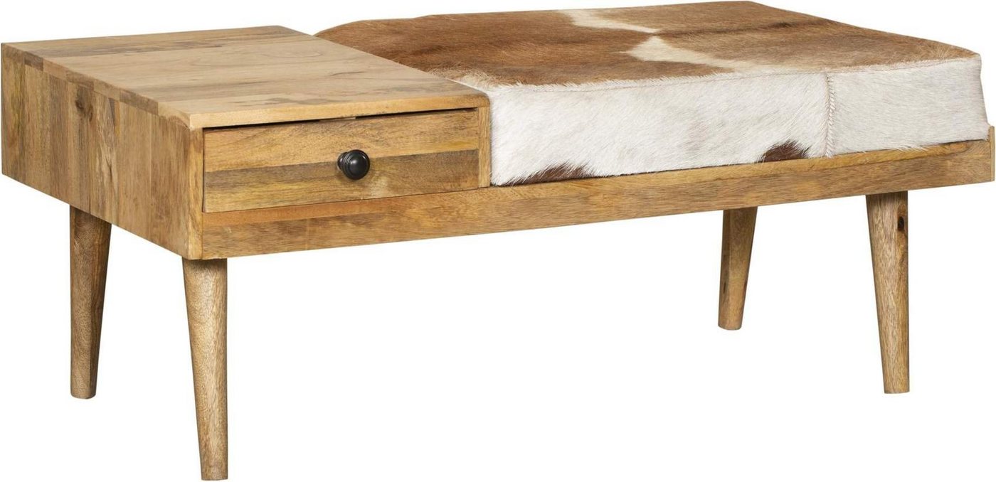 INTERIA Home & Living Bank Sitzbank Garderobenbank PATNA mit Schublade und Kuhfellbezug INTERIA Home & Living Bank Sitzbank Garderobenbank PATNA mit Schublade und Kuhfellbezug von INTERIA Home & Living