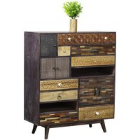 INTERIA Home & Living Kommode »TOBOL«, Holz, mehrfarbig/braun/grau - bunt von INTERIA Home & Living