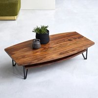 INTERIA Home & Living Tisch »INDORE«, BxLxH: 110 x 110 x 45 cm, Akazienholz - braun INTERIA Home & Living Tisch »INDORE«, BxLxH: 110 x 110 x 45 cm, Akazienholz - braun von INTERIA Home & Living