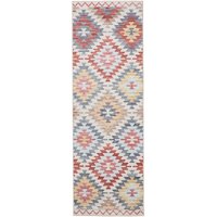 Interiyou - Teppich Gent Multicolor/Beige 80x240 cm von INTERIYOU