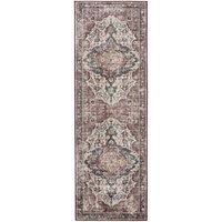 Interiyou - Teppich Gent Multicolor/Rot 80x240 cm von INTERIYOU