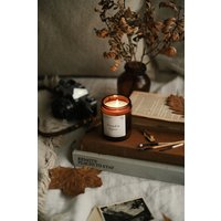 Pumpkin Spice Sojawachs Kerze | Duftkerze Herbstkerze Herbst Wohn Dekor Gemütliche Geschenk Herbst-Kerze von INTERLUDECANDLES