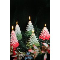 Weihnachtsbaumförmige Kerzen | Weihnachtsschmuck Weihnachtskerze Weihnachtsbaum Kerze Sojawachs Weihnachtsbaumförmige Kerzen | Weihnachtsschmuck Weihnachtskerze Weihnachtsbaum Kerze Sojawachs von INTERLUDECANDLES