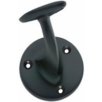 Intersteel - Handlaufhalter runde Auflage mit Schraublöchern Schwarz von INTERSTEEL