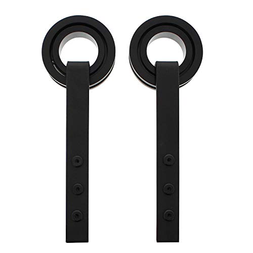 INTERSTEEL - 2-teiliges Laufrollen-Set "Modern Mattschwarz" - Schiebetürrollen für Schiebetüren, Innentüren und Wandschränke - 255 mm INTERSTEEL - 2-teiliges Laufrollen-Set "Modern Mattschwarz" - Schiebetürrollen für Schiebetüren, Innentüren und Wandschränke - 255 mm von INTERSTEEL