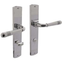 Intersteel - Langschildschildgarnitur Helena Zamak Verchromt wc 72mm din l/r Intersteel - Langschildschildgarnitur Helena Zamak Verchromt wc 72mm din l/r von INTERSTEEL