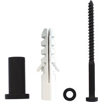 Intersteel - Satz von 5 Entfernungsteile 50 mm für Schiene Schiebetürsysteme Schwarz von INTERSTEEL