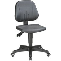 Arbeitsdrehstuhl Unitec Rollen Integralschaum schwarz 440-620mm von BIMOS