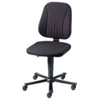 Bimos Arbeitsstuhl Unitec 2 ESD (9653), Stoff, schwarz, mit Rollen von INTERSTUHL