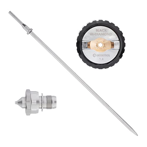 INTERTOOL Nadel Düse Luftkappe Set 1,4mm passend für HVLP Black M-Diamond Series Spritzpistole PT08-2614 von INTERTOOL