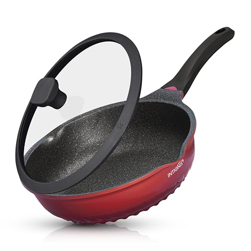 INTIGNIS® Premium-Bratpfanne mit Deckel, Kratzfest, 30 cm, Extra Tief, Kompatibel mit allen Herdarten, Einschließlich Induktion, Frei von Chemikalien, Super Antihaftbeschichtet von INTIGNIS