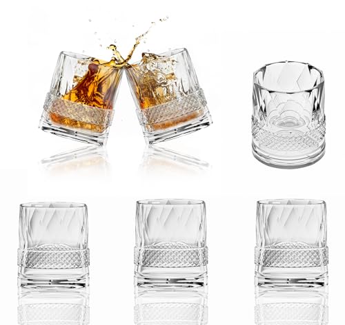 Kristallglas-Trinkgläser der Elite Collection, 350 ml – bleifrei, geschliffenes transparentes Design – elegantes Trinkgeschirr für Zuhause, Restaurants und Küche – perfektes Trinkgeschenkset in Gesche Kristallglas-Trinkgläser der Elite Collection, 350 ml – bleifrei, geschliffenes transparentes Design – elegantes Trinkgeschirr für Zuhause, Restaurants und Küche – perfektes Trinkgeschenkset in Gesche von INTIGNIS