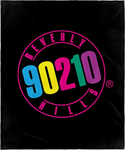 INTIMO Beverly Hills 90210 Logo Super Soft and Cuddly Plush Fleece Throw Blanket 50" x 60" (127cm x152cm) von INTIMO