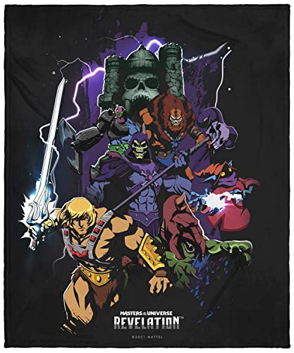 INTIMO Masters of The Universe Revelation Poster Super Soft and Cuddly Plush Fleece Throw Blanket von INTIMO