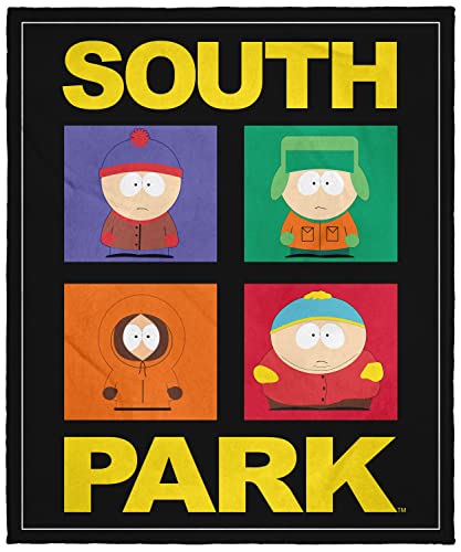 INTIMO South Park Stan Marsh Kyle Cartman Kenny McCormick Color Frames Throw Blanket INTIMO South Park Stan Marsh Kyle Cartman Kenny McCormick Color Frames Throw Blanket von INTIMO
