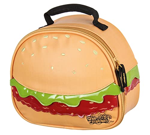 Nickelodeon SpongeBob SquarePants Krabby Patty Single Compartment Lunch Box Bag von INTIMO