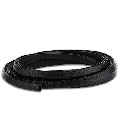 Intirilife Kantenschutzprofil für Blech aus Gummi in Schwarz - Zuschnitt Meterware - 1.4 x 0.9 cm - Selbstklebend auch für Autotüren Intirilife Kantenschutzprofil für Blech aus Gummi in Schwarz - Zuschnitt Meterware - 1.4 x 0.9 cm - Selbstklebend auch für Autotüren von INTIRILIFE