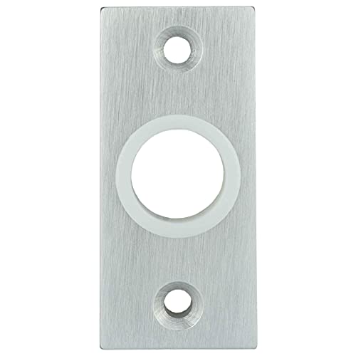 INTRA-TEC Aluminiumbeschlag massiv 10x30x67 mm Drückerrosette eckig Lochabstand 50 mm von INTRA-TEC