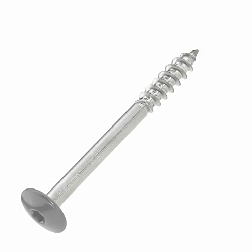SCREW REBEL Fassadenschrauben 5,5x55 TX20 - RAL 7037 Staubgrau - 100 Stück Edelstahl A2 Trespo SCREW REBEL Fassadenschrauben 5,5x55 TX20 - RAL 7037 Staubgrau - 100 Stück Edelstahl A2 Trespo von INTRA-TEC