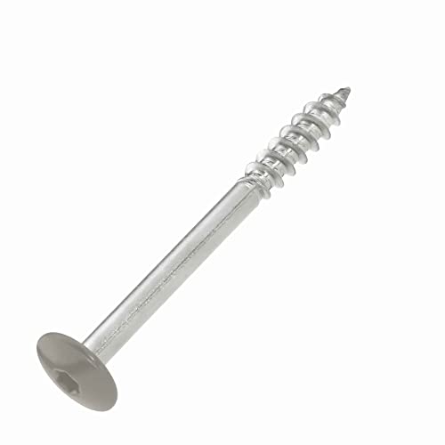 SCREW REBEL Fassadenschrauben 5,5x55 TX20 - RAL 7039 Quarzgrau - 100 Stück Edelstahl A2 Trespo SCREW REBEL Fassadenschrauben 5,5x55 TX20 - RAL 7039 Quarzgrau - 100 Stück Edelstahl A2 Trespo von INTRA-TEC