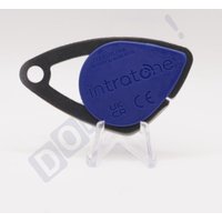 Intratone - Elektronischer Ausweis blau - Mifare-Badge aus Edelstahl 08-0103 (wird nur vom Verwalter programmiert) von INTRATONE