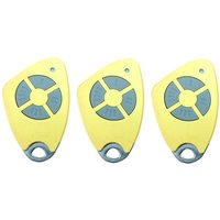 Lot von 3 Fernbedienungen Intratone 4 Tasten htel200 gelb 09-0118 (wird nur von der Hausverwaltung programmiert) von INTRATONE