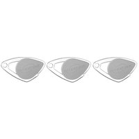 Intratone - Set aus 3 elektronischen Namensschildern grau - Mifare-Namensschilder aus Edelstahl 08-0102 (wird nur vom Verwalter programmiert) von INTRATONE