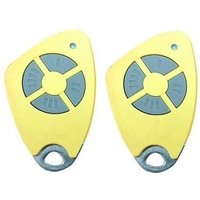 Intratone - Lot von 2 Fernbedienungen 4 Tasten htel200 gelb 09-0118 (wird nur von der Hausverwaltung programmiert) von INTRATONE