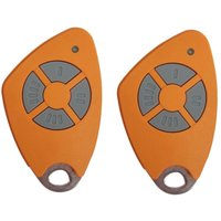 Intratone - Lot von 2 Fernbedienungen 4 Tasten htel200 orange 09-0121 (wird nur von der Hausverwaltung programmiert) von INTRATONE