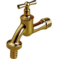 Gartenhahn aus poliertem Messing, Hahnventil 3/4" poliert Gartenhahn aus poliertem Messing, Hahnventil 3/4" poliert von INVENA