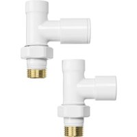 Heizkörperventil-Set Durchgangsform 1/2" weiß Heizkörperventil-Set Durchgangsform 1/2" weiß von INVENA