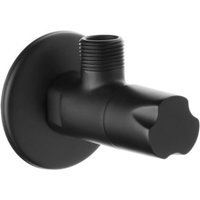 Keramik-Eckventil 1/2x3/8 Schwarz Invena von INVENA