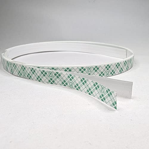 INVISIBLE 10 mm, 3V - 24V, 3-polig, 1 Meter Flachkabel, LED-Verbindungskabel weiß selbstklebend, Meterware, DIY von INVISIBLE