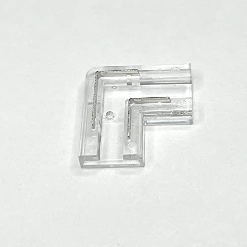 INVISIBLE COB LED L-Verbinder, 2 polig, 8mm Breit, Flach auf Strip von INVISIBLE