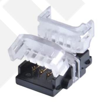 INVISIBLE LED-Verbinder, 4 polig, 10 mm Breit, Flach auf Strip von INVISIBLE