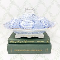 Antike Ridgway "Oriental" Transferware Terrine von INeedABiggerHouse